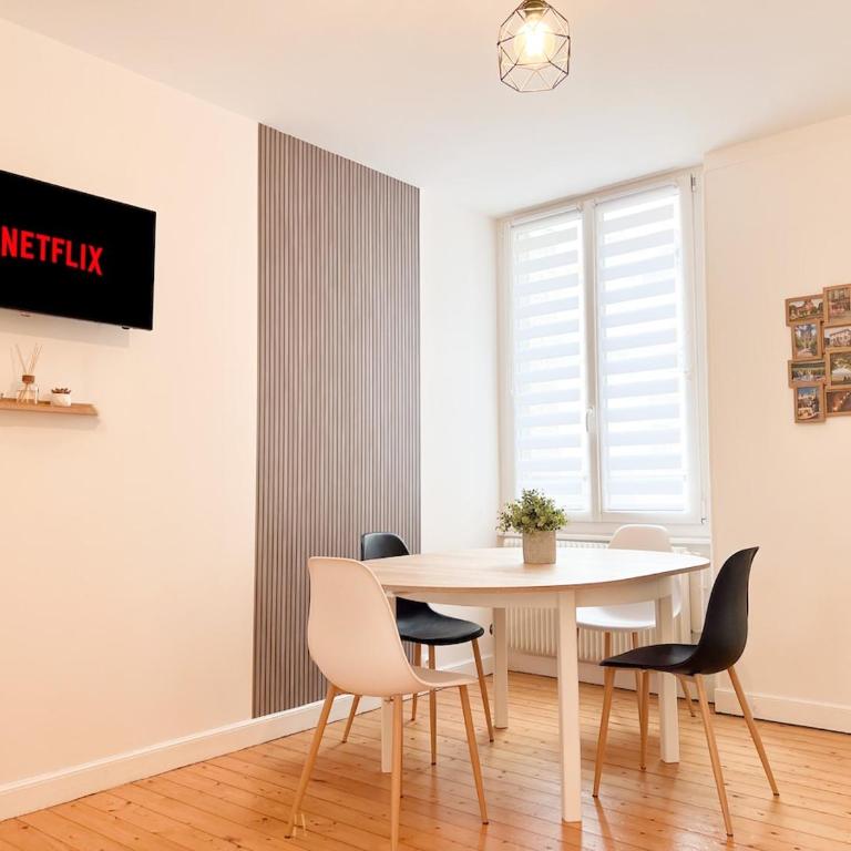 Le Romain - Centre-Ville Gare - Spacieux - Netflix - Appartamento con 2 Camere da Letto - 3