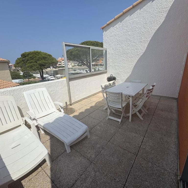 Appartement T2 Mezzanine, 6 pers., Piscine, Clim, Port Barcarès - FR-1-81-243 - Appartamento (6 Adulti) - 1