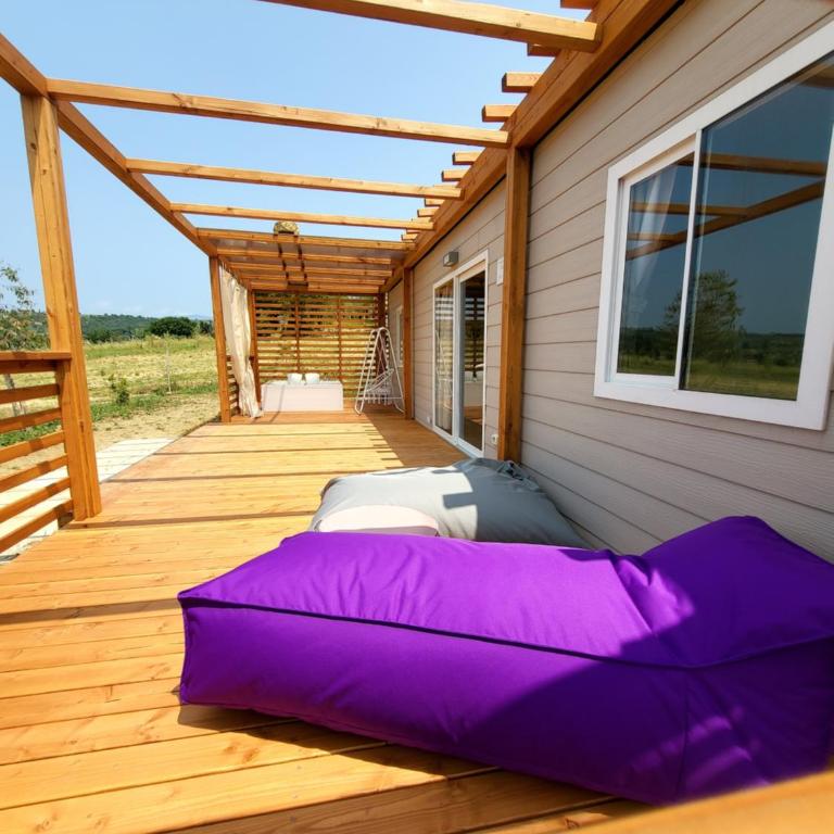 VioVillas Agriturismo Glamping Jacuzzi Arezzo - Bungalow independente con Jacuzzi riscaldata e Vista Giardino - 5