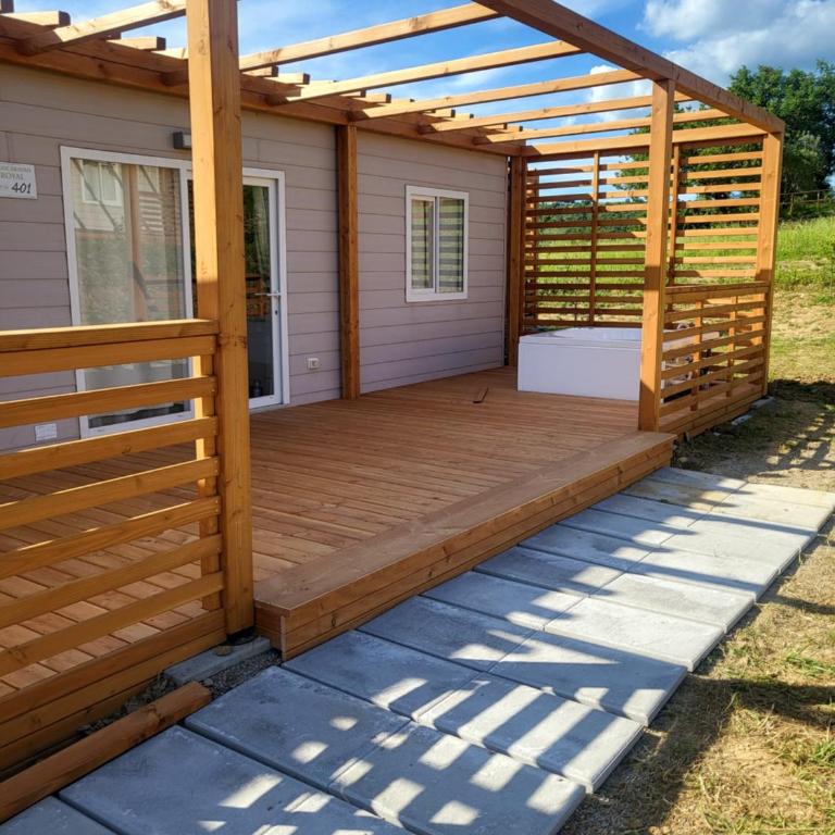 VioVillas Agriturismo Glamping Jacuzzi Arezzo - Bungalow Familiare accogliente con Jacuzzi riscaldata - 32