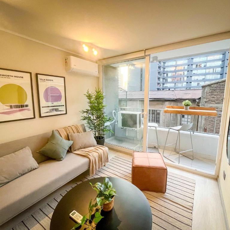 HOM I Departamento 1D1B Metro Santa Lucia 2PAX - Apartamento - 10