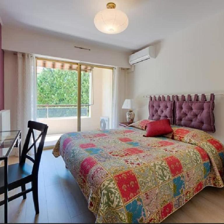 LE CARDIFF avec grand balcon, piscine et parking, un fabuleux appartement familial en basse Californie - Apartment mit 2 Schlafzimmern - 10