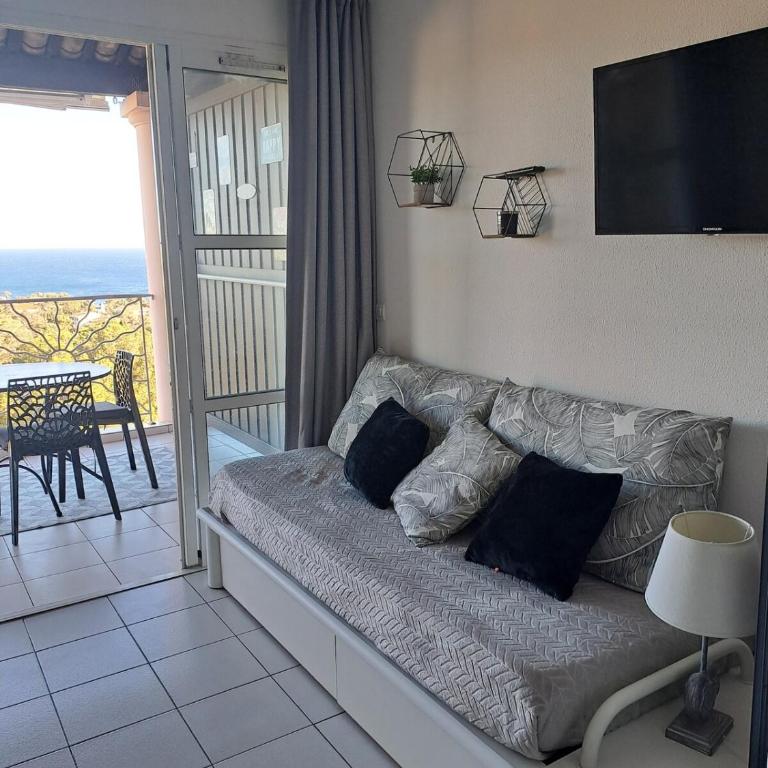 Vue mer panoramique au Cap Esterel T2 - One-Bedroom Apartment - 14