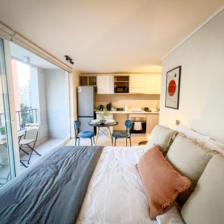 HOM I Departamento1Dl1B Metro Santa Lucia 2 PAX - Apartamento - 52