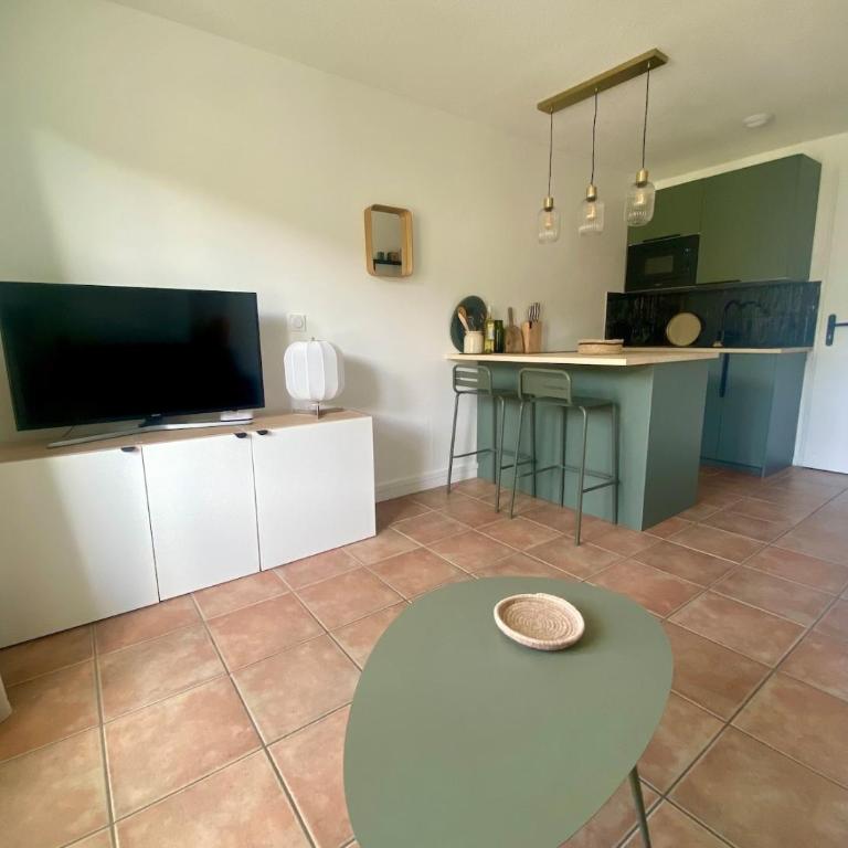 Mazet vue mer et piscine chauffée - One-Bedroom Apartment - Non-Smoking - 8