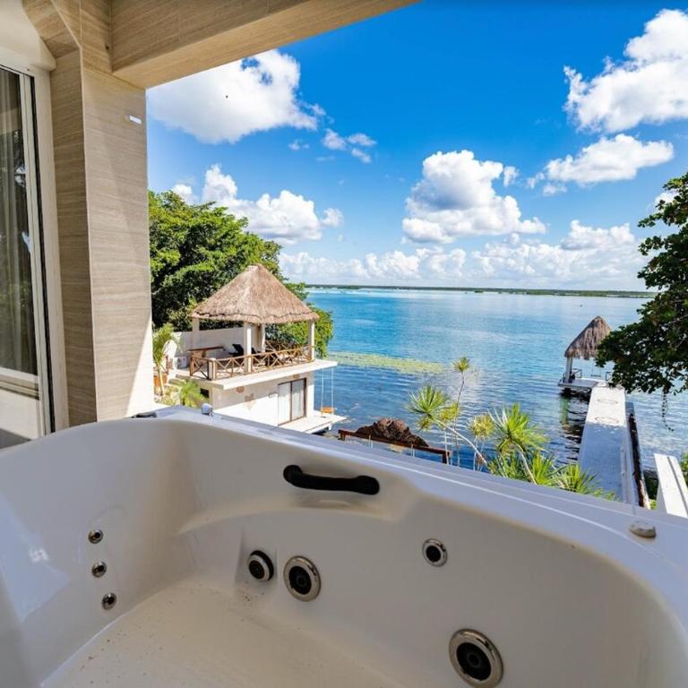 Casa Frente a la Laguna de Bacalar - One-Bedroom Villa - 30