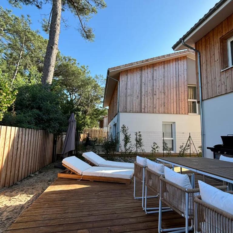 Maison neuve Lacanau à 300m de la plage sud et à proximité des golfs - Maison 3 Chambres - 1