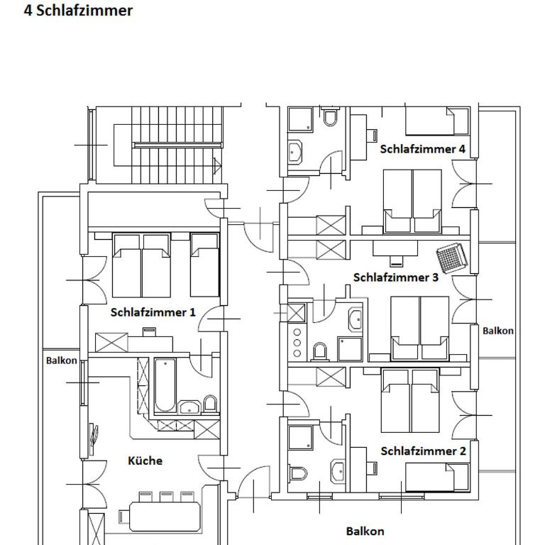 Haus Margareth - Apartment mit 4 Schlafzimmern - 11