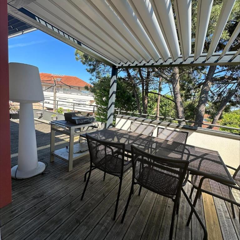 Rooftop climatisé à Andernos les Bains -300 m de la plage - Appartement 1 Chambre - 6