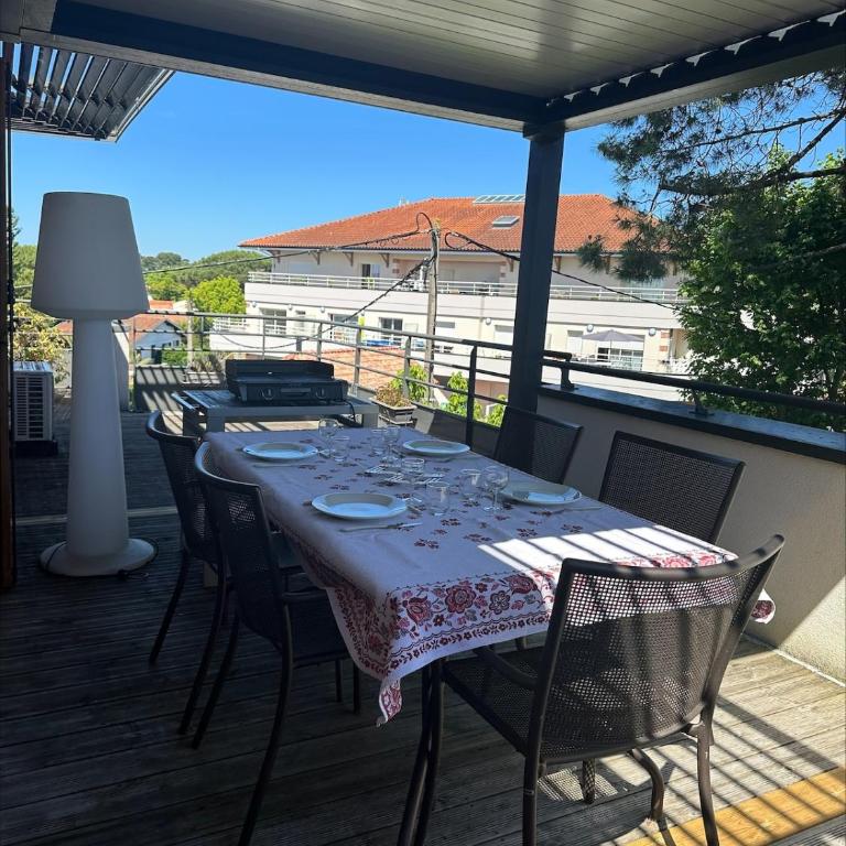 Rooftop climatisé à Andernos les Bains -300 m de la plage - Appartement 1 Chambre - 23