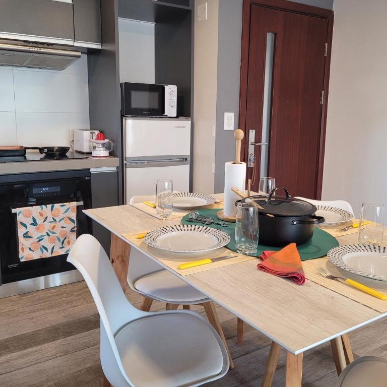 Moderno y Luminoso 2amb en Mogotes con parrilla - Apartamento de 1 dormitorio - 42