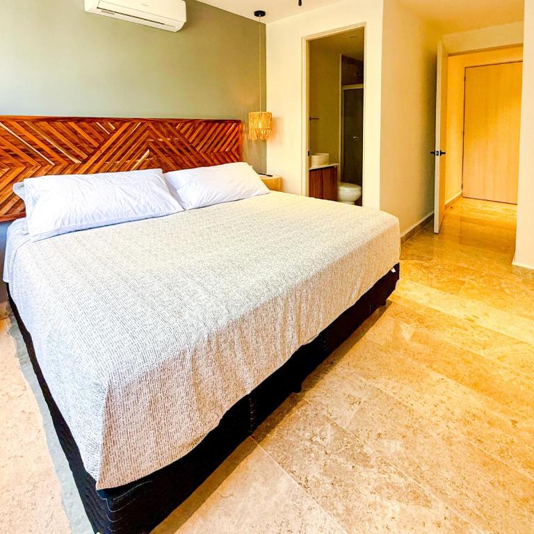 2BD with private Balcony & Jacuzzi Aldea Zama View - Two-Bedroom Apartment with Balcony - 6
