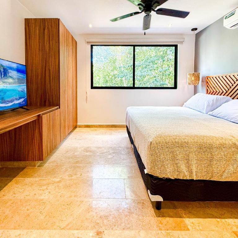 2BD with private Balcony & Jacuzzi Aldea Zama View - Two-Bedroom Apartment with Balcony - 24