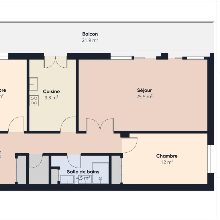 Vue mer - Appart pour 4 - Grand balcon - Apartment - 18
