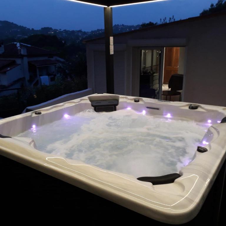 Piscine-Jacuzzi-Sauna -Videoprojecteur Perle Rare - Deluxe Villa - 6