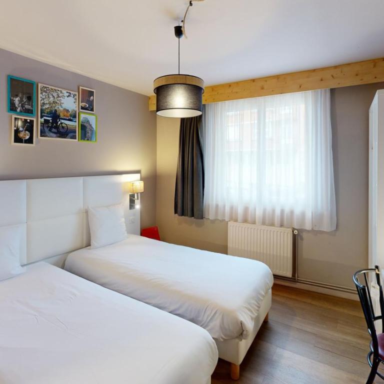 greet hotel Lille Gare Flandres - Groupe Accor - Chambre Pop avec 2 Lits Simples (ou Lit King-Size) - 7