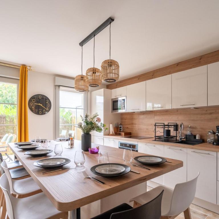 Disneyland-Charmant appartement 8 personnes-Terrasse-Gare-Parking - Appartement 2 Chambres - 15