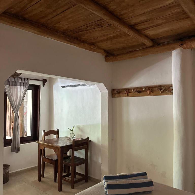 Playa Canek Beachfront Eco Hotel - Habitación con cama extragrande y vistas al jardín - 1