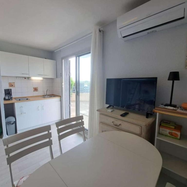Studio rénové avec climatisation, terrasse et parking à Marseillan-Plage - FR-1-326-862 - Studio - 3