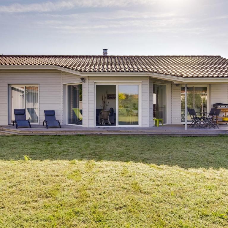 Maison contemporaine Biscarrosse, 7 pers., 3 ch., Wi-Fi, sur terrain 700m², proche activités et plages - FR-1-521-44 - Maison de Vacances (7 Adultes) - 1