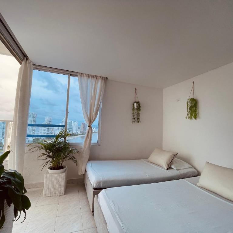 Cartagena El Laguito Apto cerca a la playa - Apartamento Superior de 1 dormitorio con balcón - 5