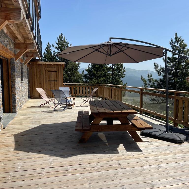 L'Esquirol Appart - Location T3 avec vue imprenable - Les Angles - Two-Bedroom Apartment with Lake View - 15