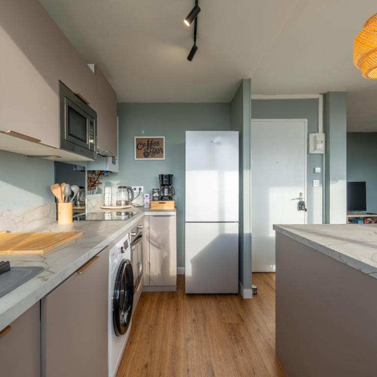 Toulouse Appartment 3 bedrooms balcony panoramic view - 10 min Train station & Metro - Apartment mit 3 Schlafzimmern - 9