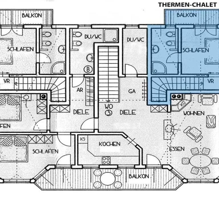 Thermenchalet - Apartment mit Bad - 15
