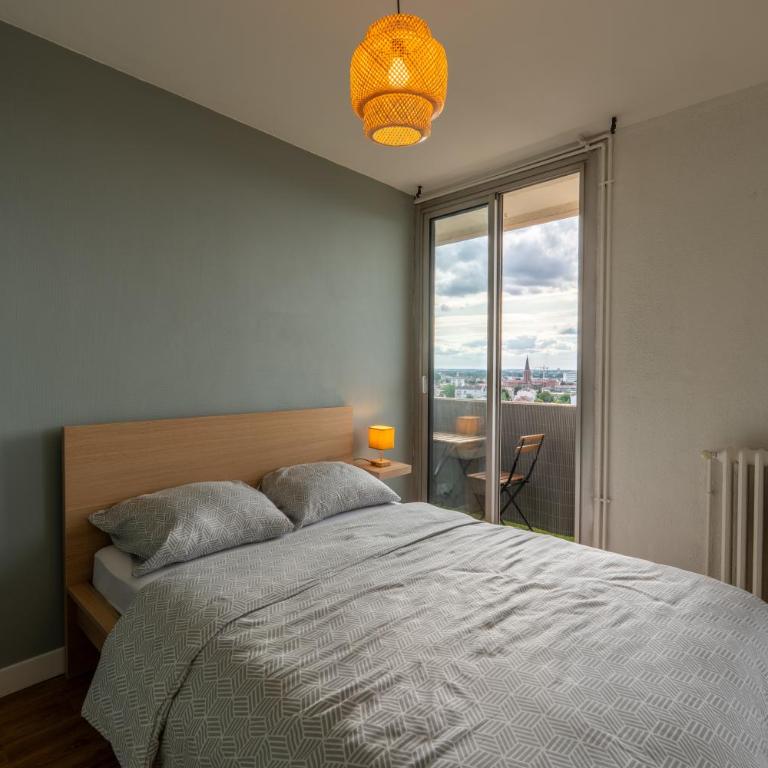 Toulouse Appartment 3 bedrooms balcony panoramic view - 10 min Train station & Metro - Apartment mit 3 Schlafzimmern - 15