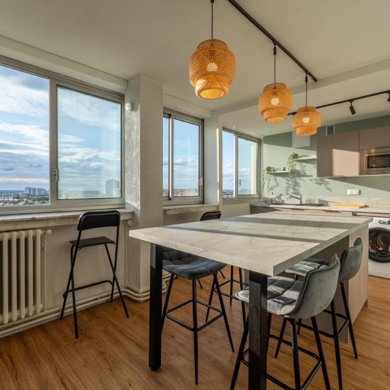 Toulouse Appartment 3 bedrooms balcony panoramic view - 10 min Train station & Metro - Apartment mit 3 Schlafzimmern - 3