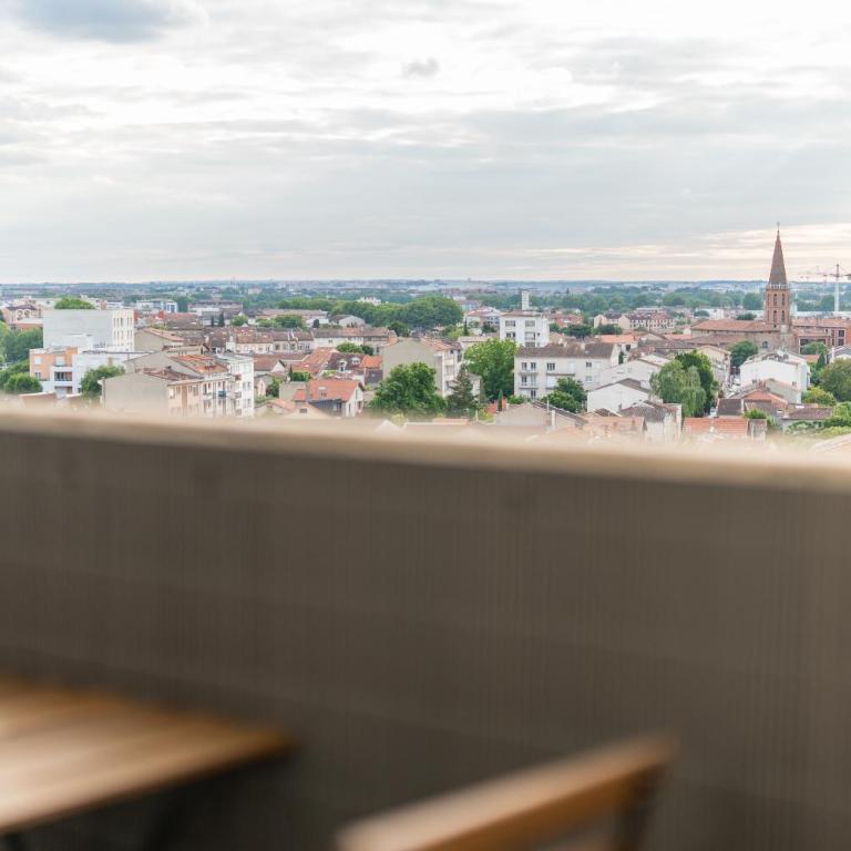 Toulouse Appartment 3 bedrooms balcony panoramic view - 10 min Train station & Metro - Apartment mit 3 Schlafzimmern - 14