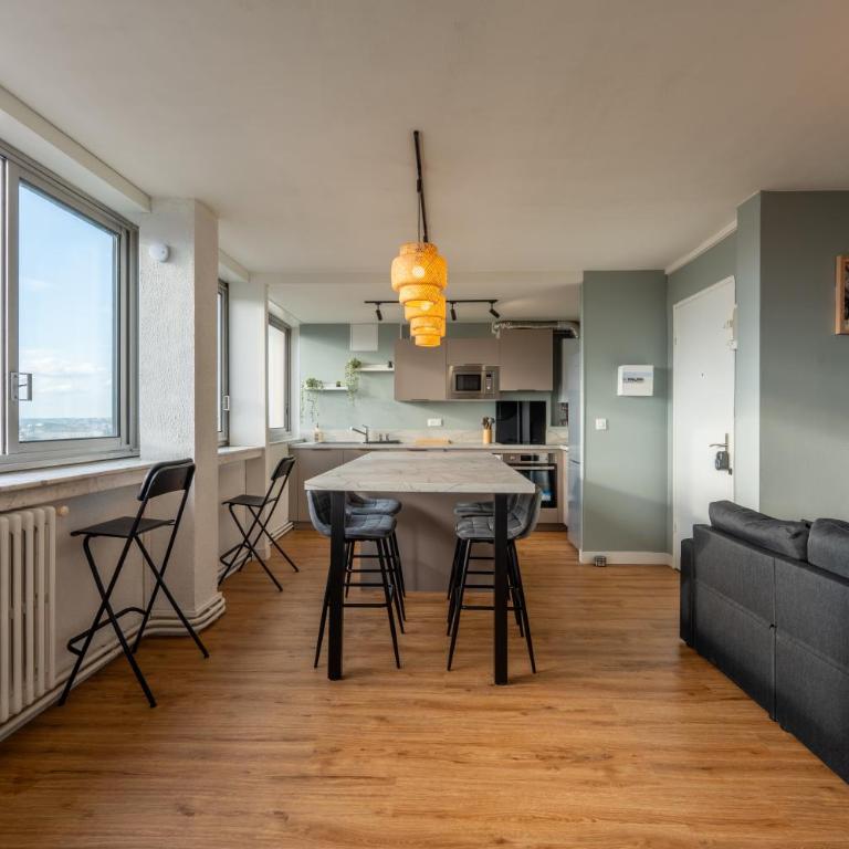 Toulouse Appartment 3 bedrooms balcony panoramic view - 10 min Train station & Metro - Apartment mit 3 Schlafzimmern - 13