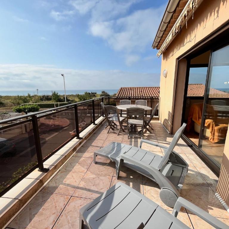 VUE MER Maison individuelle 30 m de la plage 4 chambres 10 couchages jardin parking LXRM26 - Maison 4 Chambres - 16