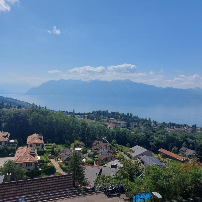 Sweet home avec vue incroyable lac leman! A l'entrée du Lavaux et proche lausanne - Apartment mit 2 Schlafzimmern - 17