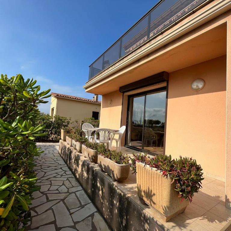 VUE MER Maison individuelle 30 m de la plage 4 chambres 10 couchages jardin parking LXRM26 - Maison 4 Chambres - 17