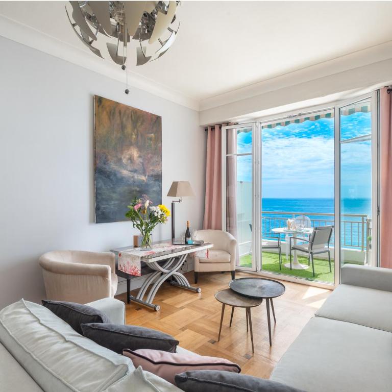 "Le Méditerrannée" by EnjoyNice, breathtaking sea view, 2 terraces and Airco - Appartement 1 Chambre - 1
