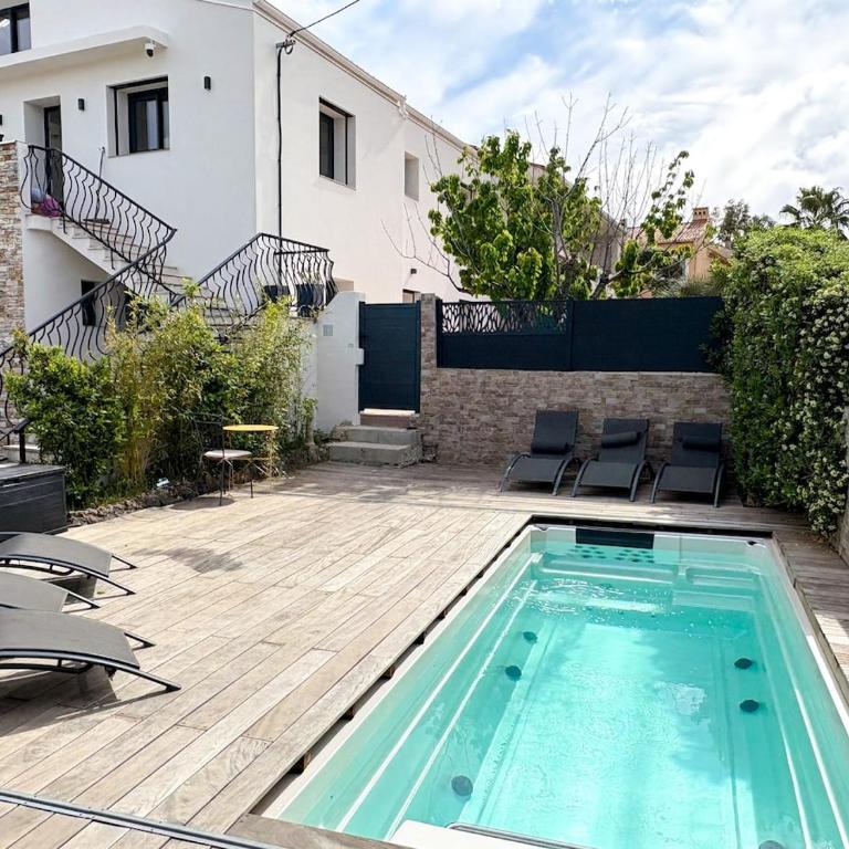 Top of House, private Pool Spa 7 people - Apartment mit 1 Schlafzimmer - 1