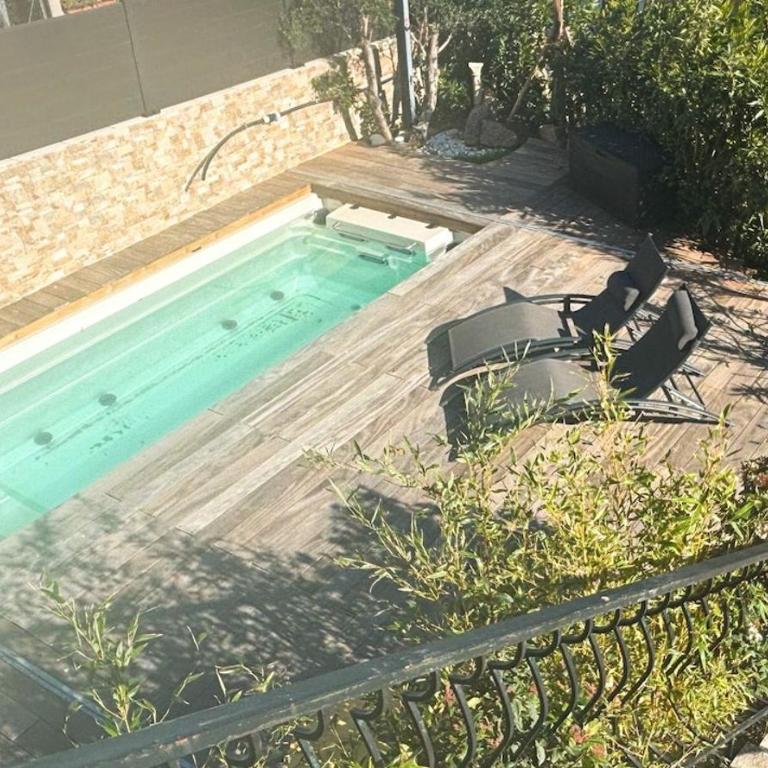 Top of House, private Pool Spa 7 people - Apartment mit 1 Schlafzimmer - 17