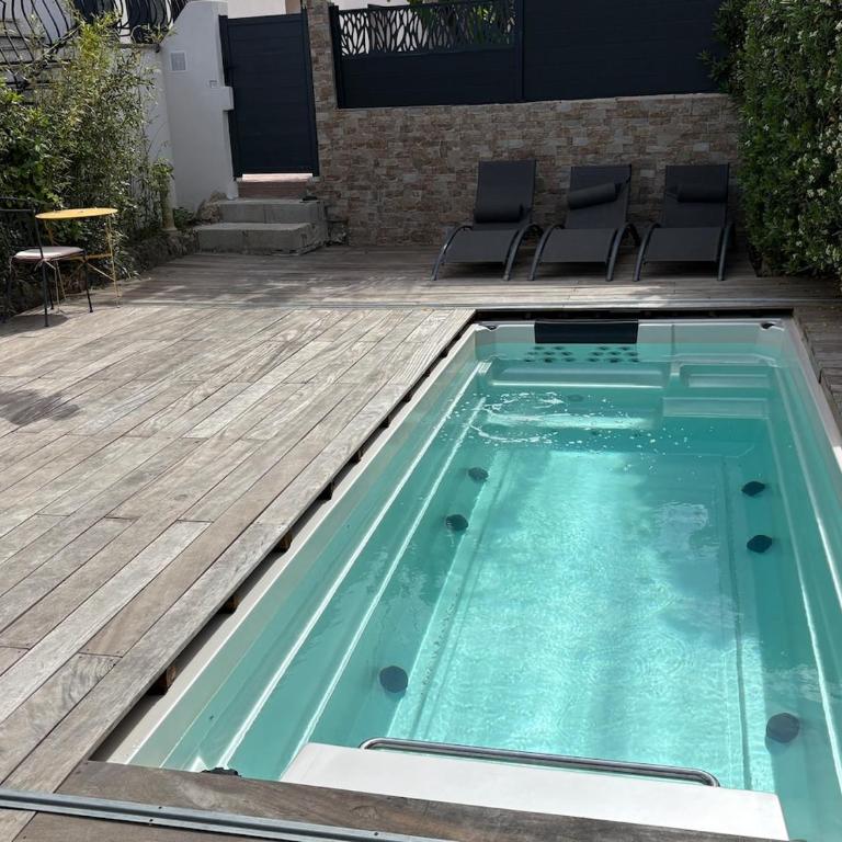 Top of House, private Pool Spa 7 people - Apartment mit 1 Schlafzimmer - 14