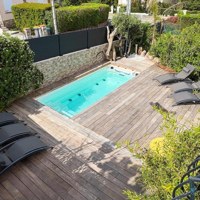 Top of House, private Pool Spa 7 people - Apartment mit 1 Schlafzimmer - 13