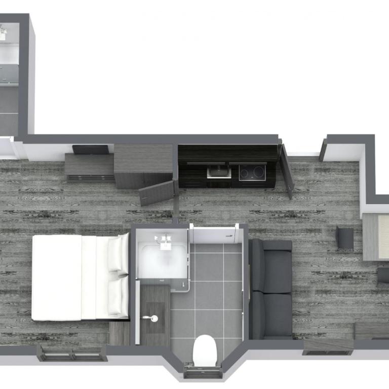 Almfried Apartments - Apartment mit 1 Schlafzimmer und Balkon - 1