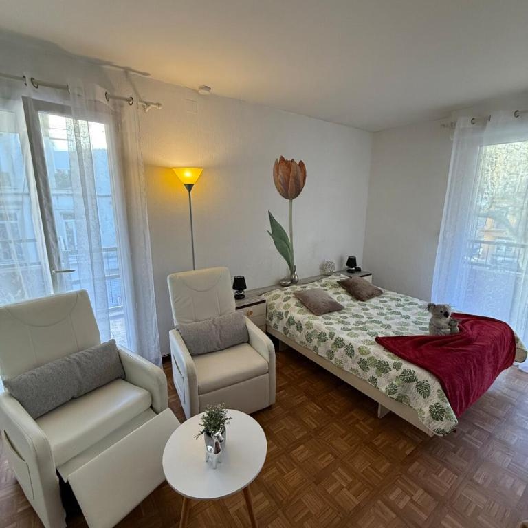 Studio tout équipé face aux thermes - Appartement 1 Chambre - 3
