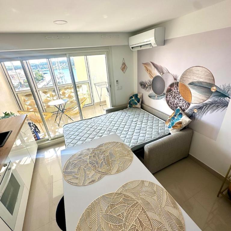 Loggia vue port confort et design proche plage - One-Bedroom Apartment - 30