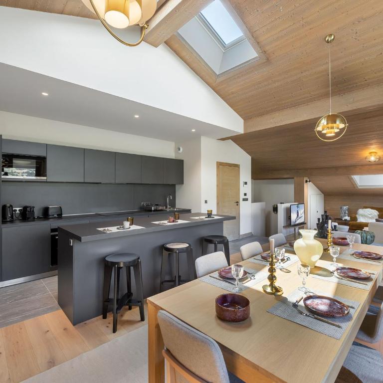 Duplex à Megève avec spa, piscine, salle de sport et cheminée - FR-1-569-32 - Appartement (6 Adultes) - 6