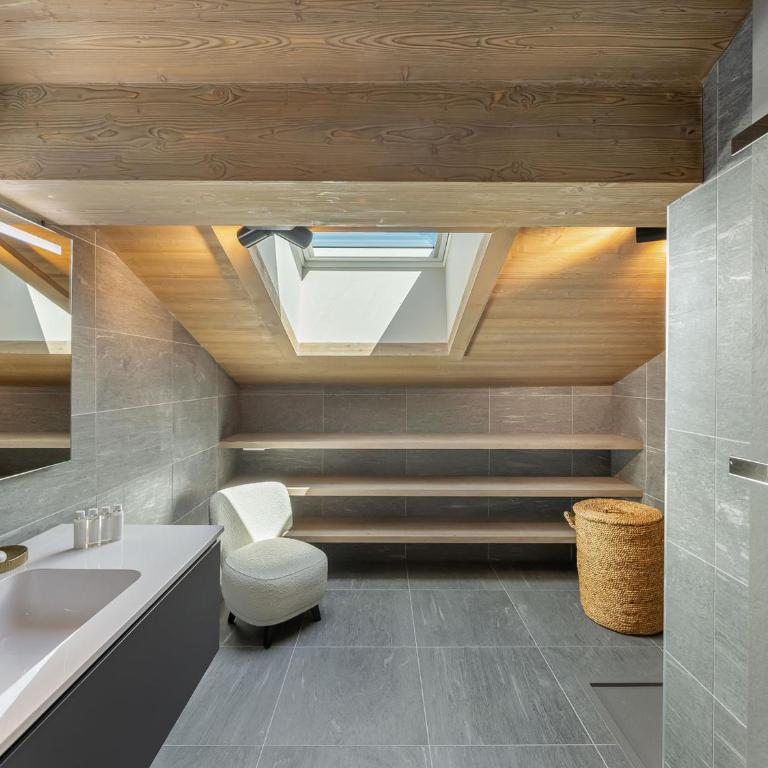 Duplex à Megève avec spa, piscine, salle de sport et cheminée - FR-1-569-32 - Appartement (6 Adultes) - 12