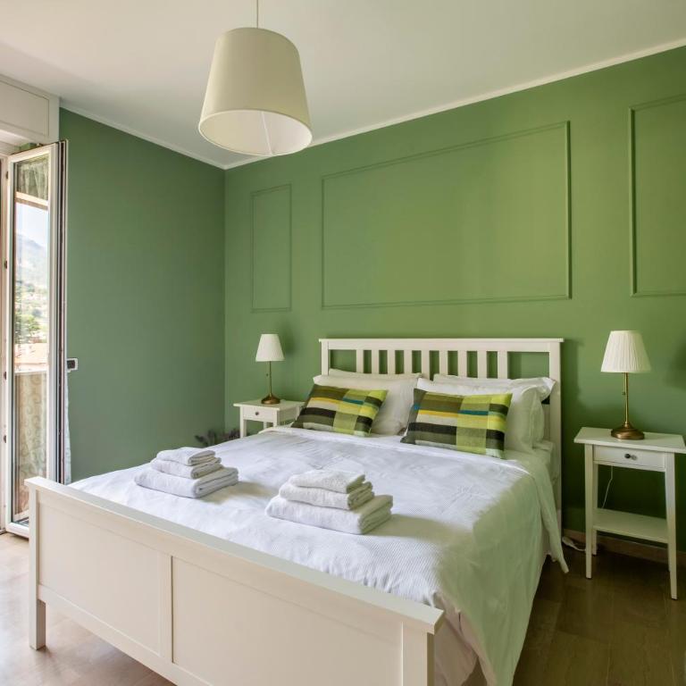 Como Lake, 6 Posti, Vista Monti con Climatizzatore - Appartamento con 2 Camere da Letto e con Vista Montagna - 5