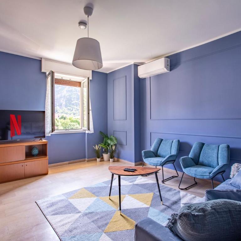 Como Lake, 6 Posti, Vista Monti con Climatizzatore - Appartamento con 2 Camere da Letto e con Vista Montagna - 1