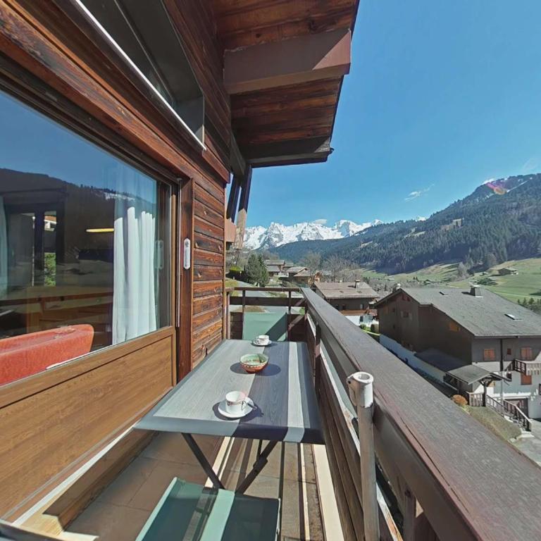 Superbe Appt 5 Pièces, 8 Couchages, Cheminée, Balcon Sud, au Grand-Bornand - FR-1-241-197 - Apartamento (8 adultos) - 20