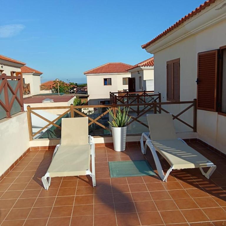 Bonita villa en Corralejo con piscina y wifi - Casa con 1 dormitorio - 18