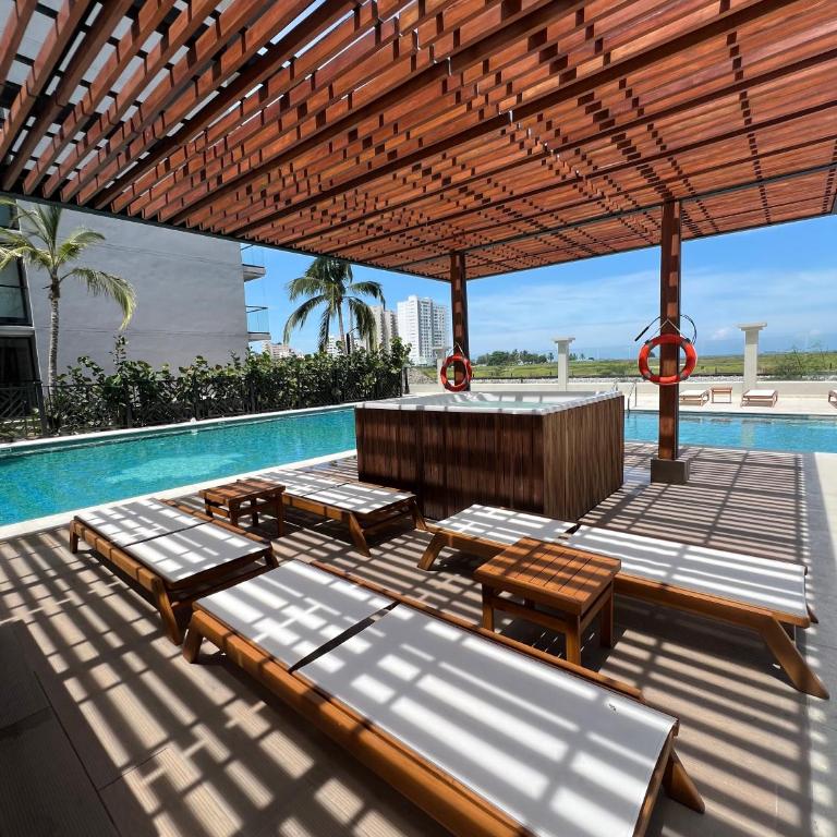 ApartaSuite-Pozos Colorados-vista al Mar-2 camas-2 baños - Apartamento de 1 dormitorio - 25
